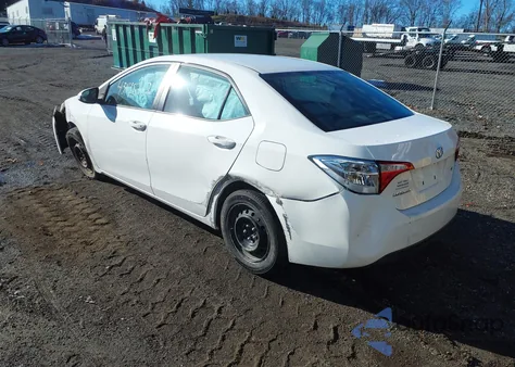 2015 Toyota Corolla Le из США, поврежденный, VIN 2T1BURHE1FC273626